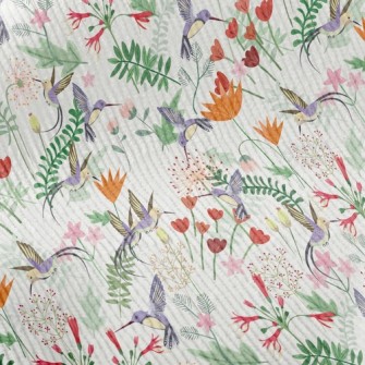 Hummingbird In The Garden Standard Corduroy