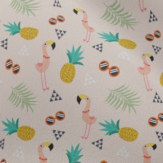 Pineapple Sunglasses Flamingo Chiffon