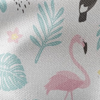 Toucan And Flamingo Waterproof Canvas