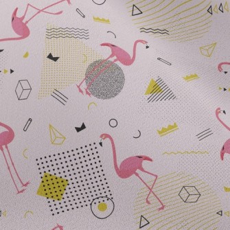 Modern Flamingo Chiffon