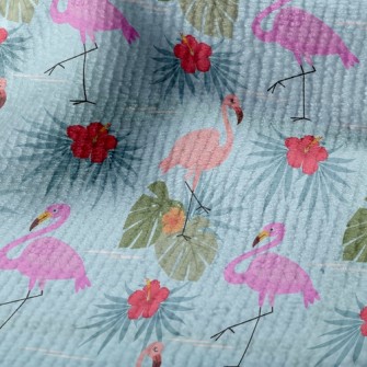 Hibiscus And Flamingo Terry