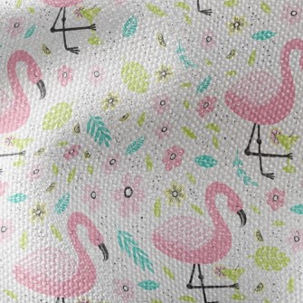 Drinking Flamingo Waterproof Canvas
