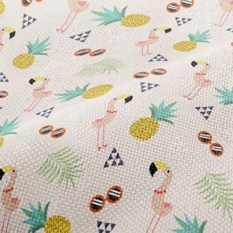 Pineapple Sunglasses Flamingo Performance Linen