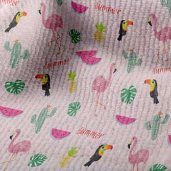 Cactus And Flamingo Terry