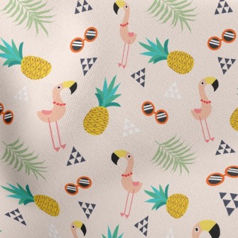 Pineapple Sunglasses Flamingo Stretch Ponte