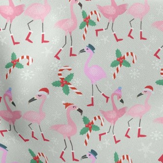 Christmas Flamingo Stretch Ponte