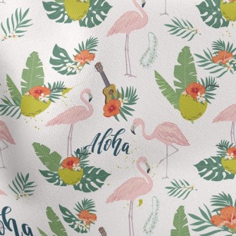 Guitar Flamingo Stretch Ponte