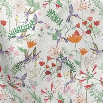 Hummingbird In The Garden Stretch Ponte