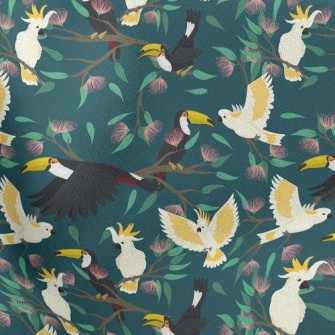 Toucans And Parrots Stretch Ponte
