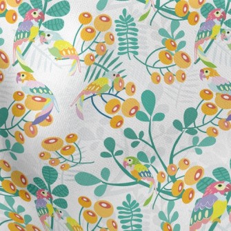 Parrot And Orange Blossom Stretch Ponte