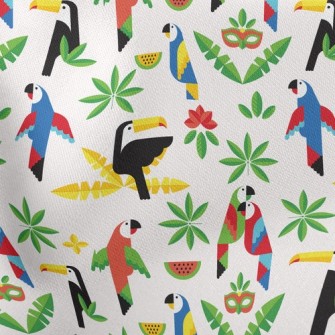 Watermelon Parrot Toucan Stretch Ponte