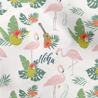 Guitar Flamingo Micro Fleece