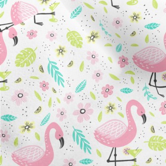 Drinking Flamingo Micro Fleece