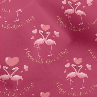 Flamingo Couple Micro Fleece