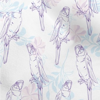 Beautiful Parrot Micro Fleece