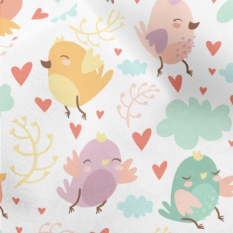 Lively Little Bird Micro Fleece