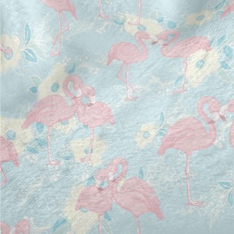 Love Each Other Flamingo Minky