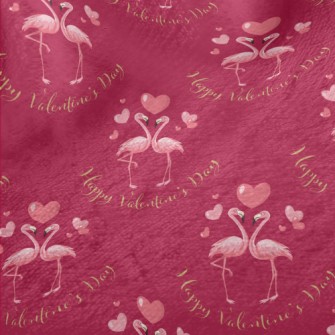 Flamingo Couple Minky