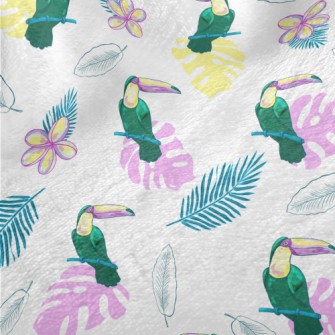 Palm Leaf Toucan Minky