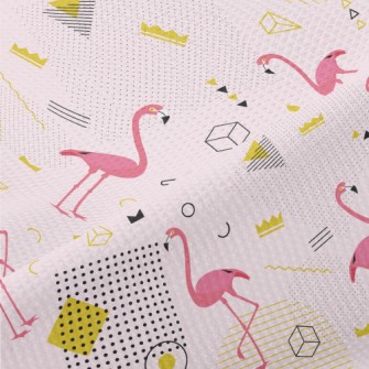 Modern Flamingo Piqué
