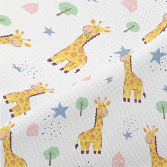 Smiling Giraffe Piqué