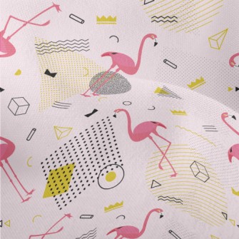 Modern Flamingo Lightweight Performance Linen