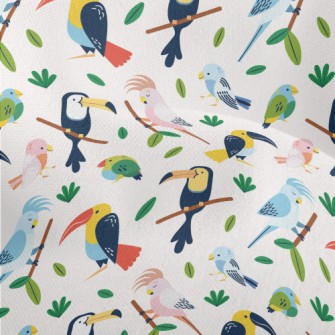 Tropical Bird Lightweight Performance Linen