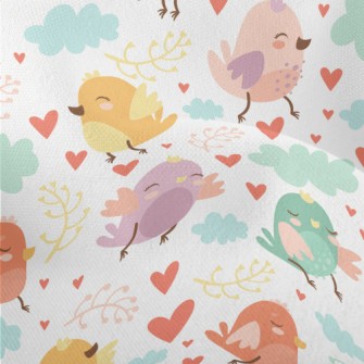 Lively Little Bird Lightweight Performance Linen