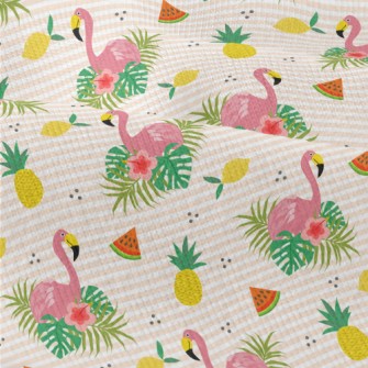 Flowers And Flamingos Modern Jersey