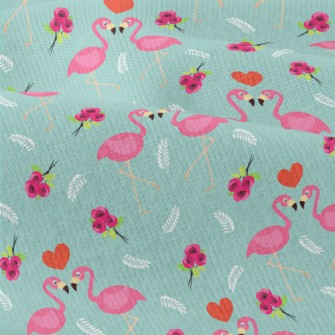 Flamingo And Rose Modern Jersey