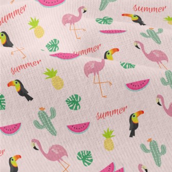 Cactus And Flamingo Modern Jersey