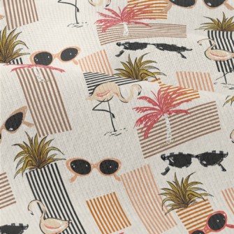 Retro Style Flamingo Modern Jersey
