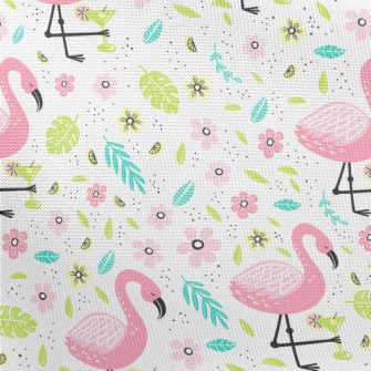 Drinking Flamingo Pongee