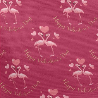 Flamingo Couple Pongee