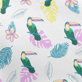 Palm Leaf Toucan Pongee