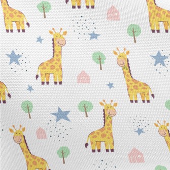 Smiling Giraffe Pongee