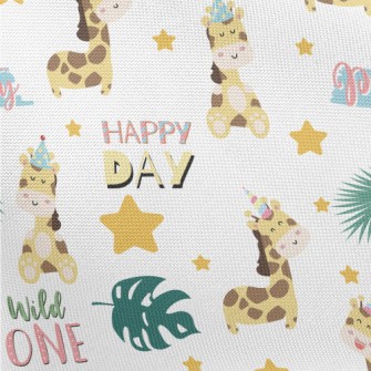 Birthday Hat Giraffe Pongee