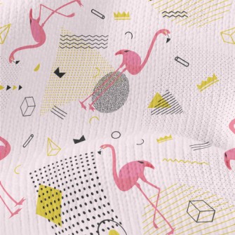Modern Flamingo Stretch Jersey