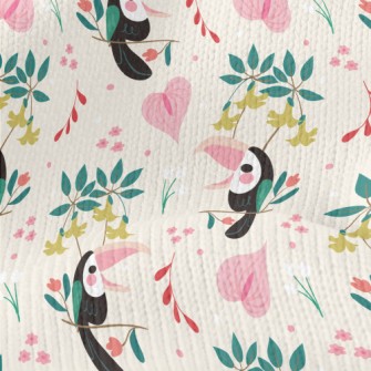 Cute Bird Stretch Jersey