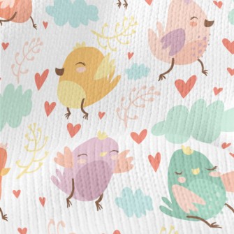 Lively Little Bird Stretch Jersey