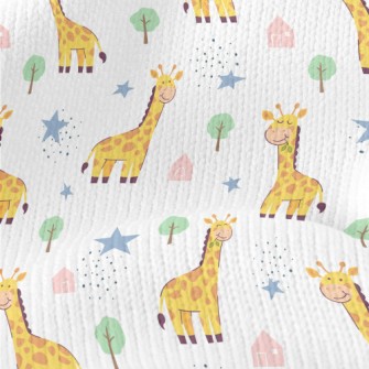 Smiling Giraffe Stretch Jersey