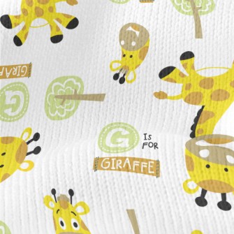 Tree Giraffe Stretch Jersey