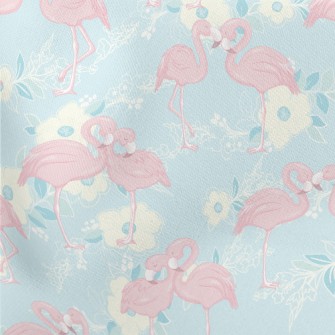 Love Each Other Flamingo Lightweight Cotton Poplin