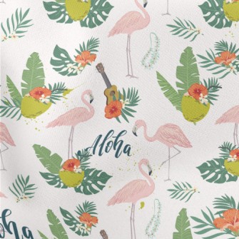 Guitar Flamingo Lightweight Cotton Poplin
