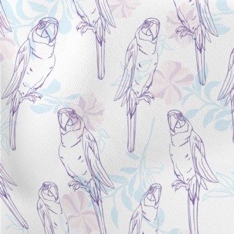 Beautiful Parrot Lightweight Cotton Poplin
