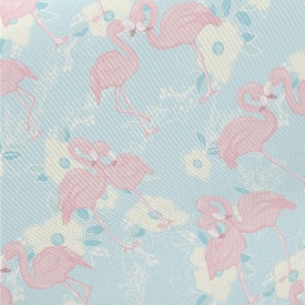 Love Each Other Flamingo Midweight Cotton Poplin
