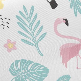 Toucan And Flamingo Midweight Cotton Poplin