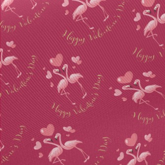 Flamingo Couple Midweight Cotton Poplin