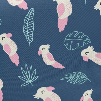 Cute Parrot Midweight Cotton Poplin