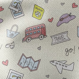 Take Transportation To Travel Waterproof Canvas